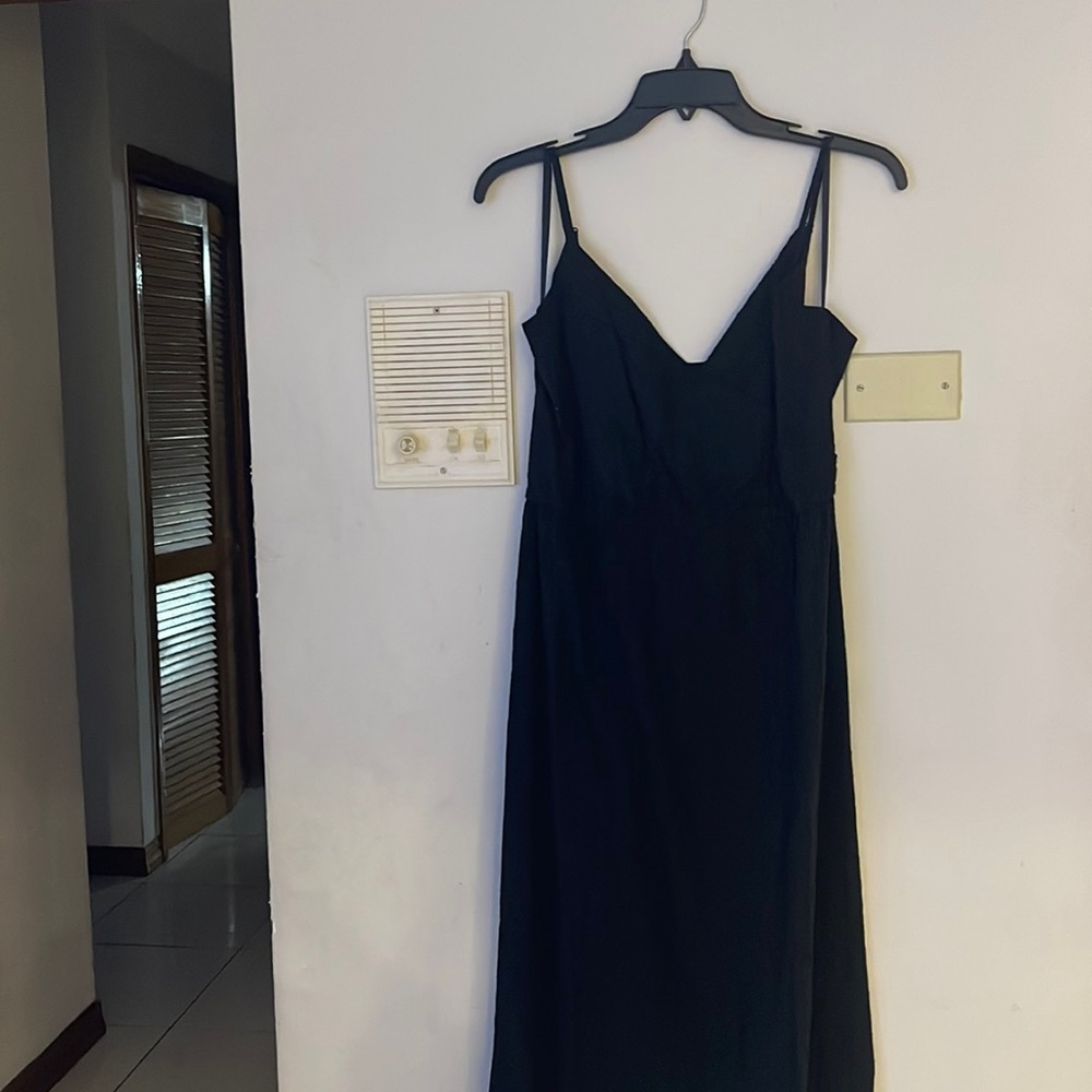 Style and Co Petite Medium Black Knee Length. Style & Co. Dresses | Black Cotton